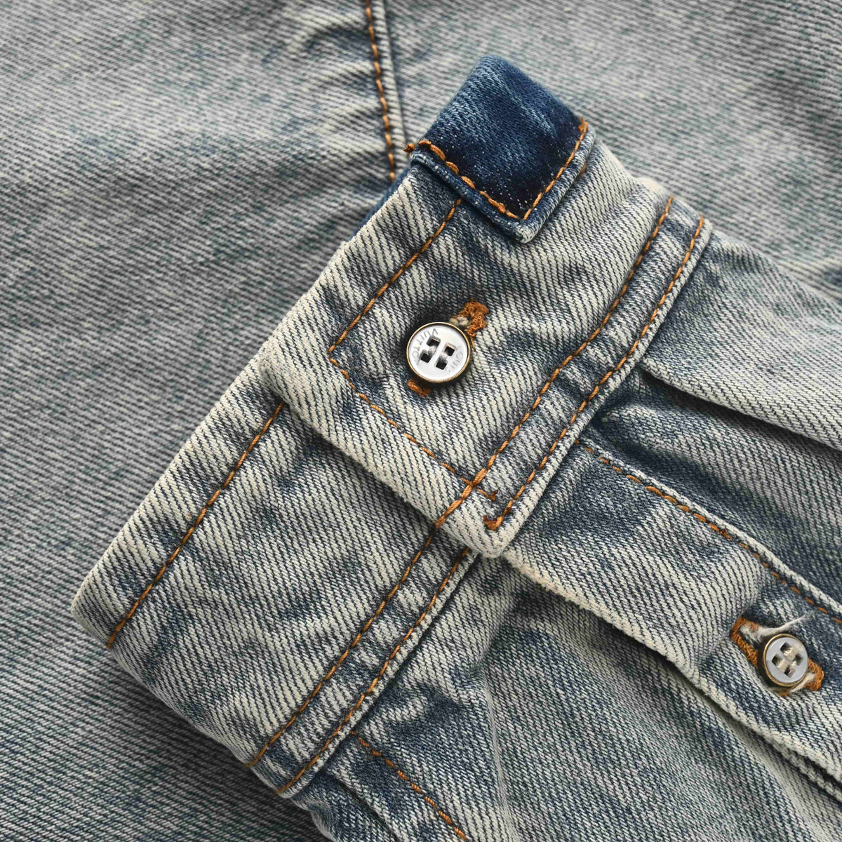 Louis Vuitton Patchwork Logo Denim Shirt Jacket | Designer Overshirt for Layered Streetwear Looks