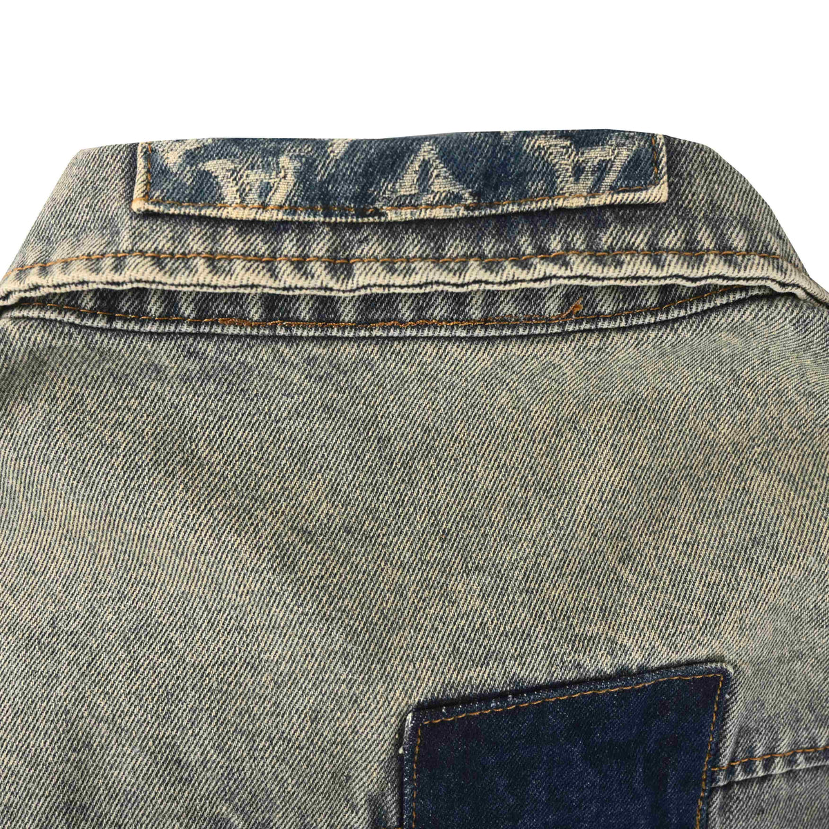 Louis Vuitton Patch Detail Denim Overshirt | Luxury Designer Skate-Inspired Shirt Jacket & Casual Streetwear Layer