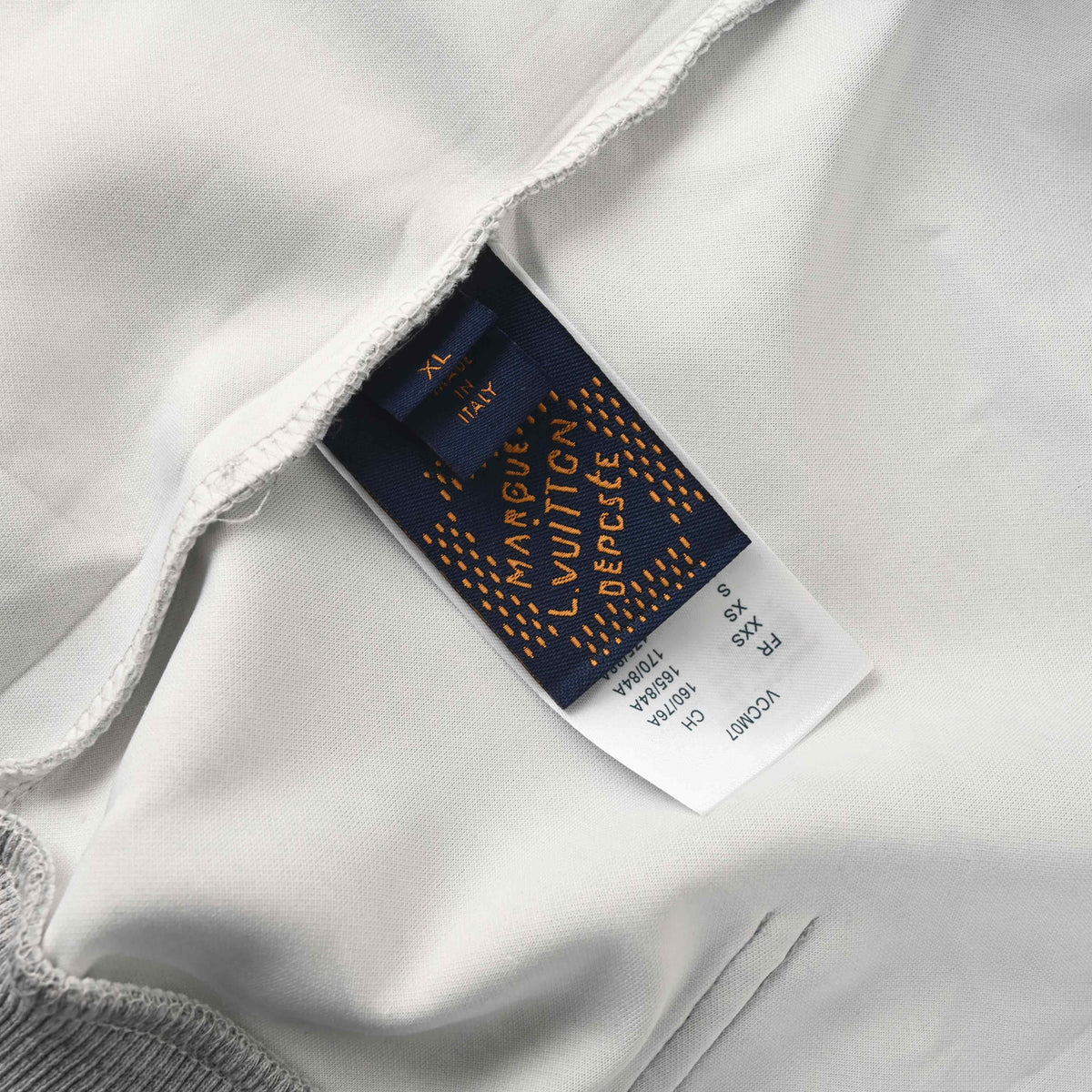 Louis Vuitton Heather Grey Zip-Up Hoodie with Cream Monogram Terry Embroidery, Heavyweight Relaxed-Fit Hooded Jacket for Designer Casual Style