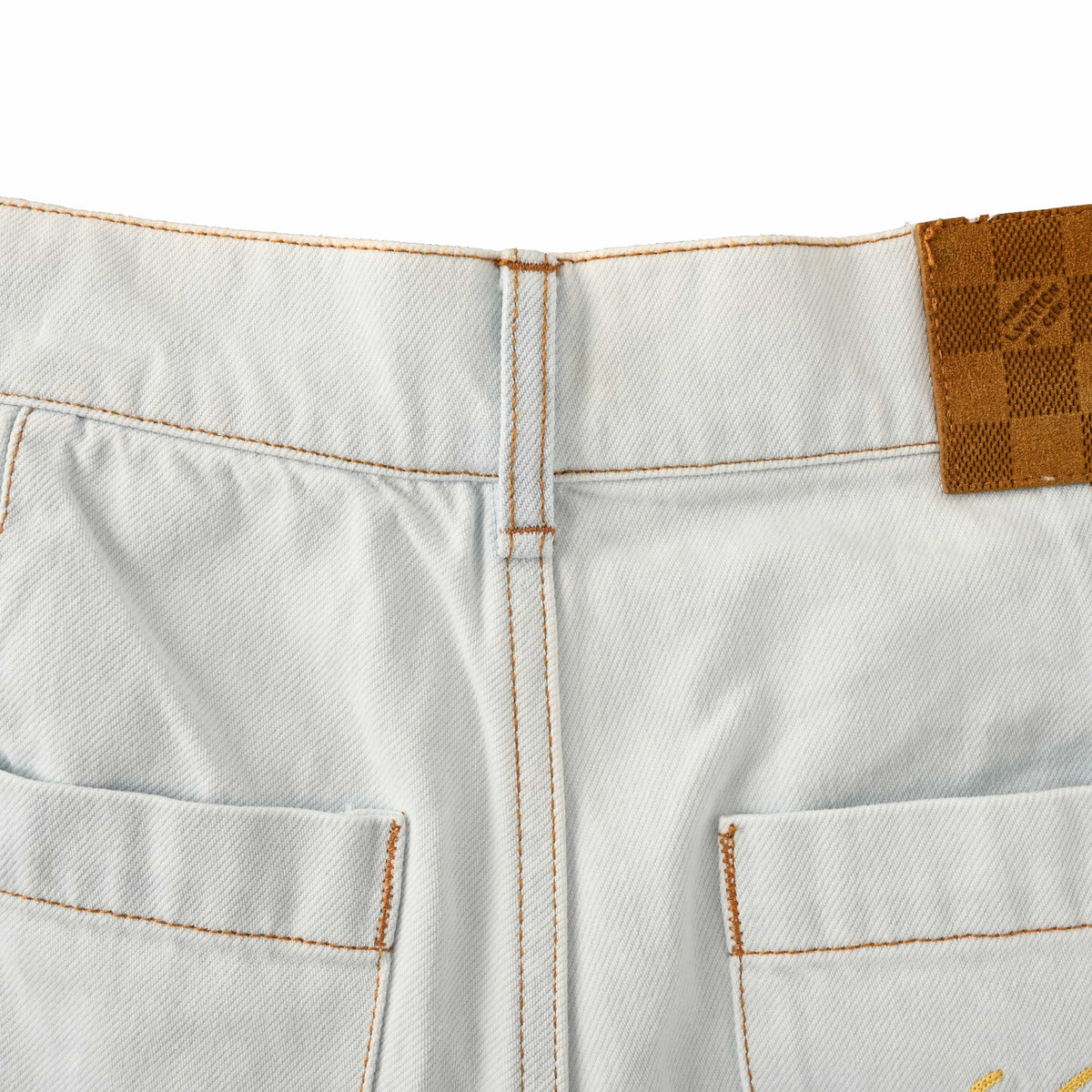 Louis Vuitton Blooming Floral Embroidered Denim Shorts | Luxury Summer Style