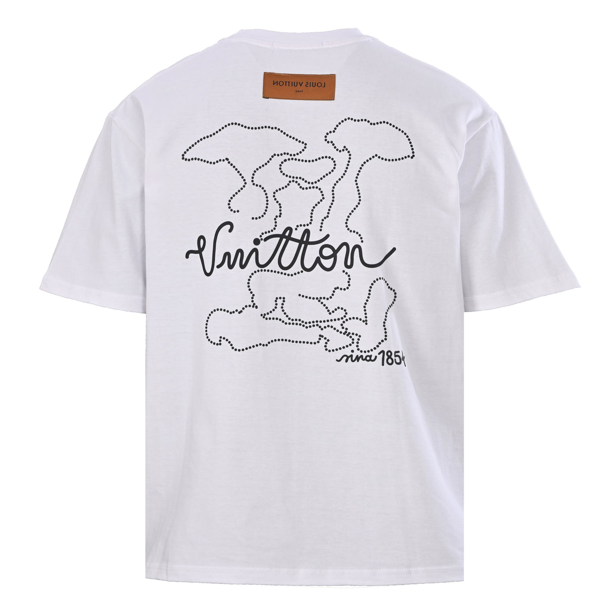 Louis Vuitton Dashed Cloud Logo Graphic T-Shirt | Designer Streetwear