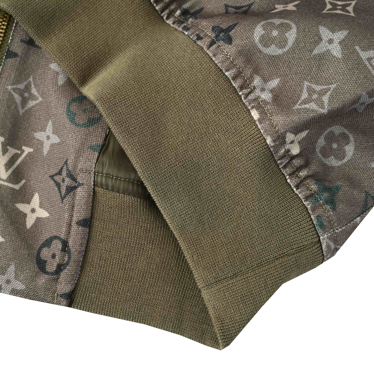 Louis Vuitton Beaded Monogram Hooded Denim Jacket | Luxury Streetwear
