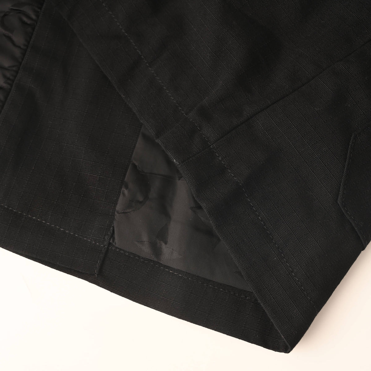 Louis Vuitton Metal Logo Workwear Jacket with Leather Sleeve Panels | Luxury Designer Utility-Inspired Streetwear