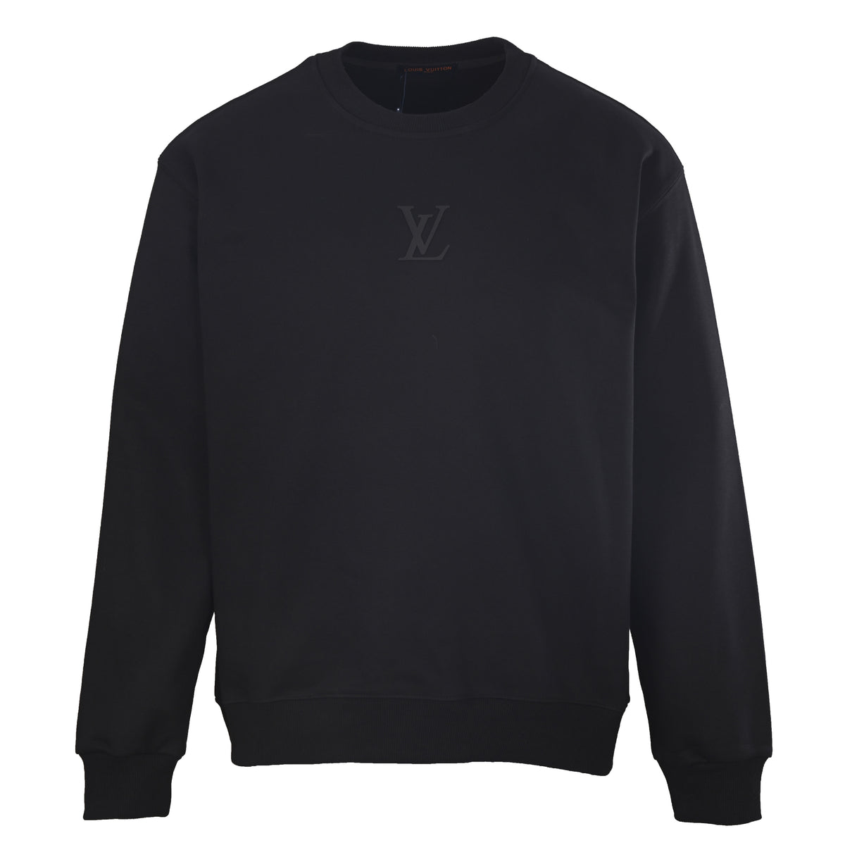 Louis Vuitton Small Silicone Logo Crewneck Sweatshirt - Minimalist Designer Pullover for Everyday Casual Streetwear