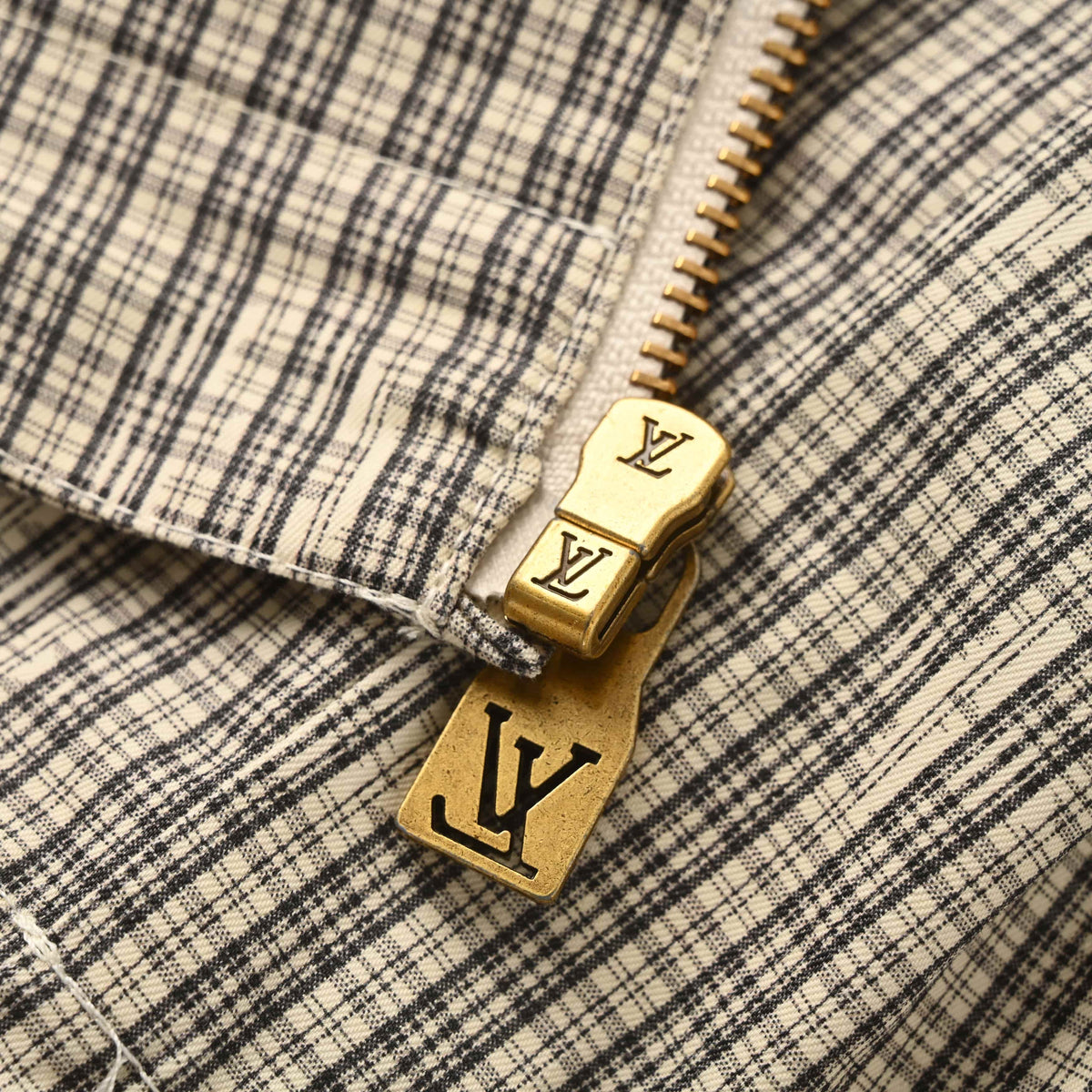 Louis Vuitton Monogram Check Hooded Windbreaker | Luxury Urban Style