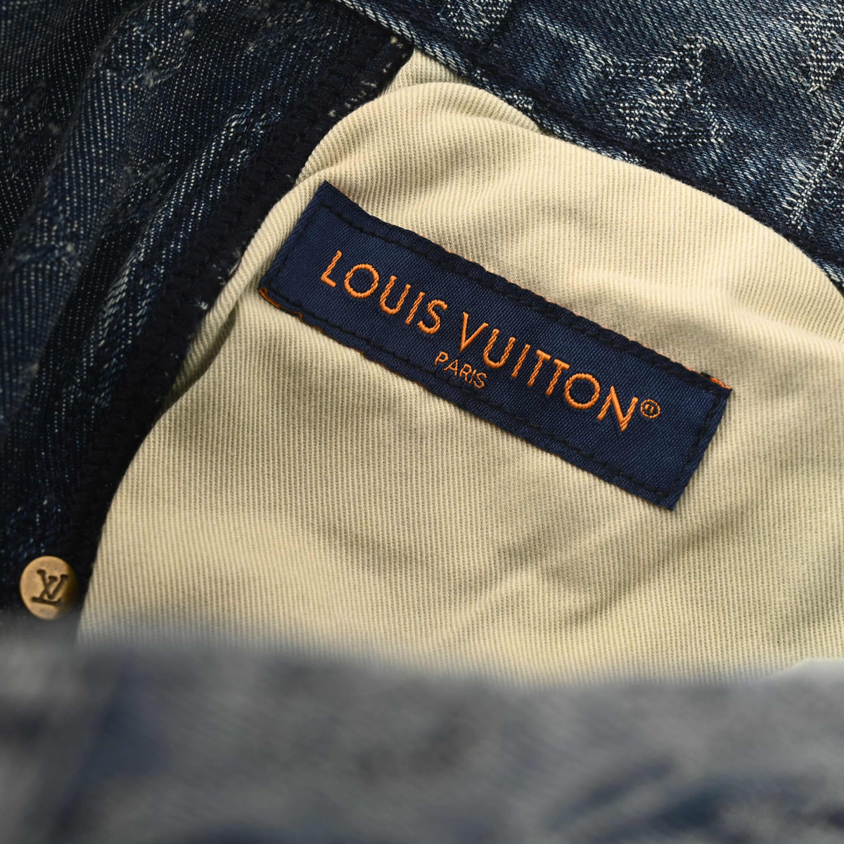 Louis Vuitton All-Over Monogram Jacquard Denim Shorts | Luxury Streetwear