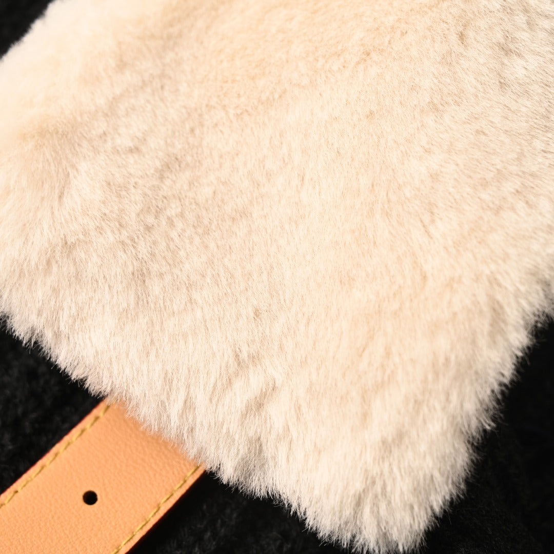 Louis Vuitton Wool Cashmere Blend Jacket | Luxury Fur-Collar Outerwear
