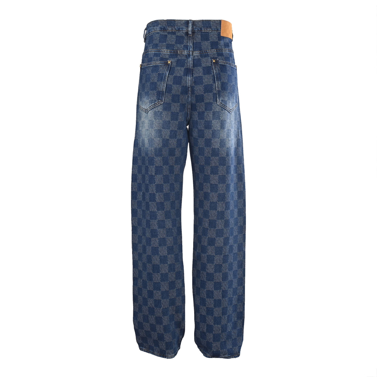 Louis Vuitton Damier Checkerboard Skater Jeans | Designer Streetwear Denim