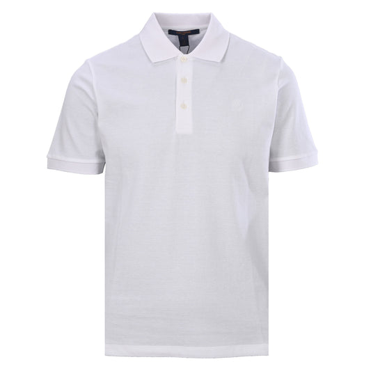 Louis Vuitton Small Embroidered Logo Short-Sleeve Polo Shirt | Luxury Designer Preppy Smart Casual