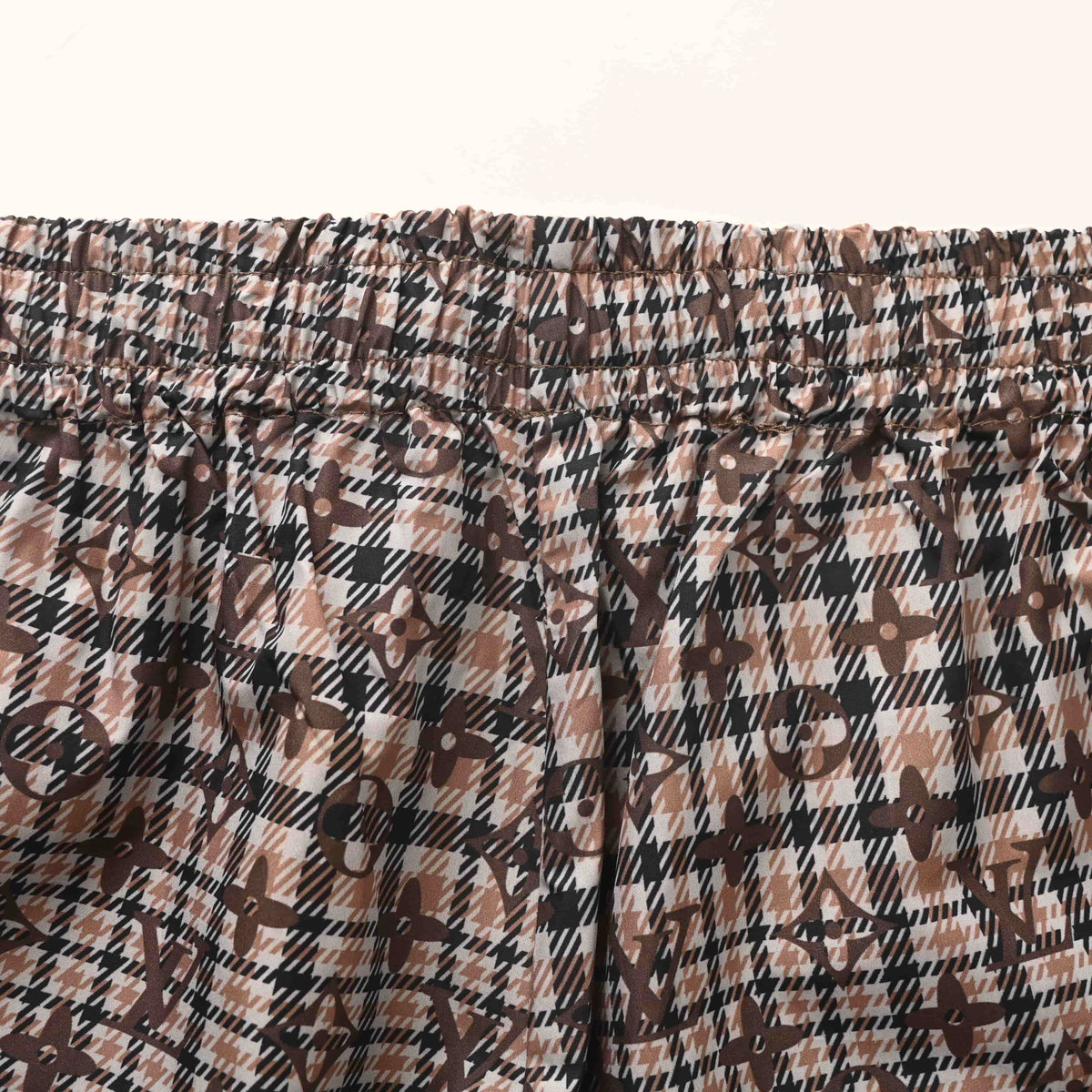 Louis Vuitton Monogram Check Shorts | Luxury Vacation Casualwear