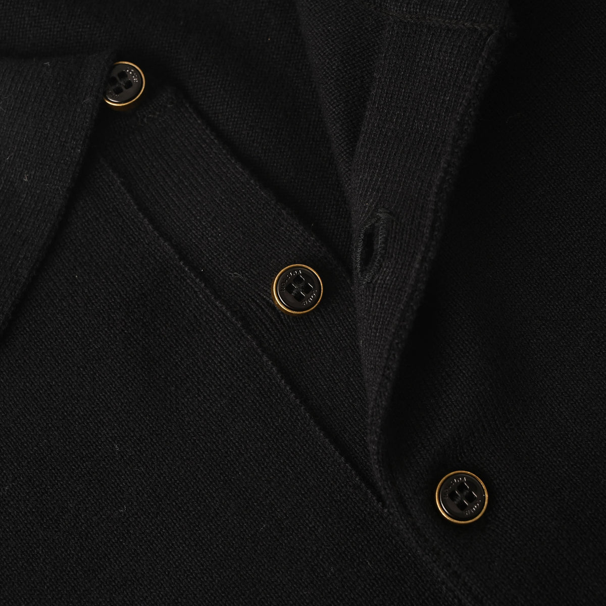 Louis Vuitton Leather-Detail Knit Polo – Designer Short-Sleeve Shirt