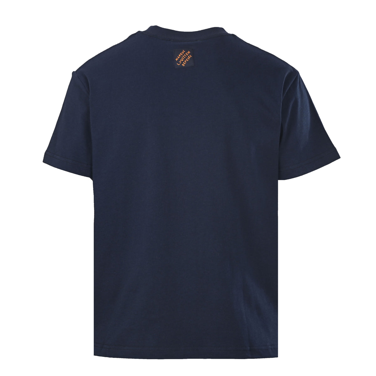 Louis Vuitton Denim Lettering T-Shirt | Luxury Casual Short-Sleeve Tee
