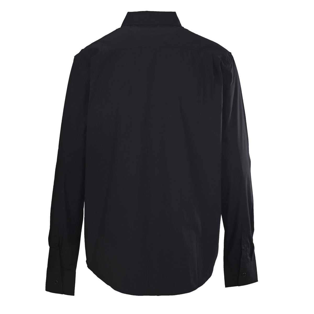 Louis Vuitton Black Beaded Logo Long Sleeve Shirt, Embellished Designer Button-Up for Evening Smart Casual Style
