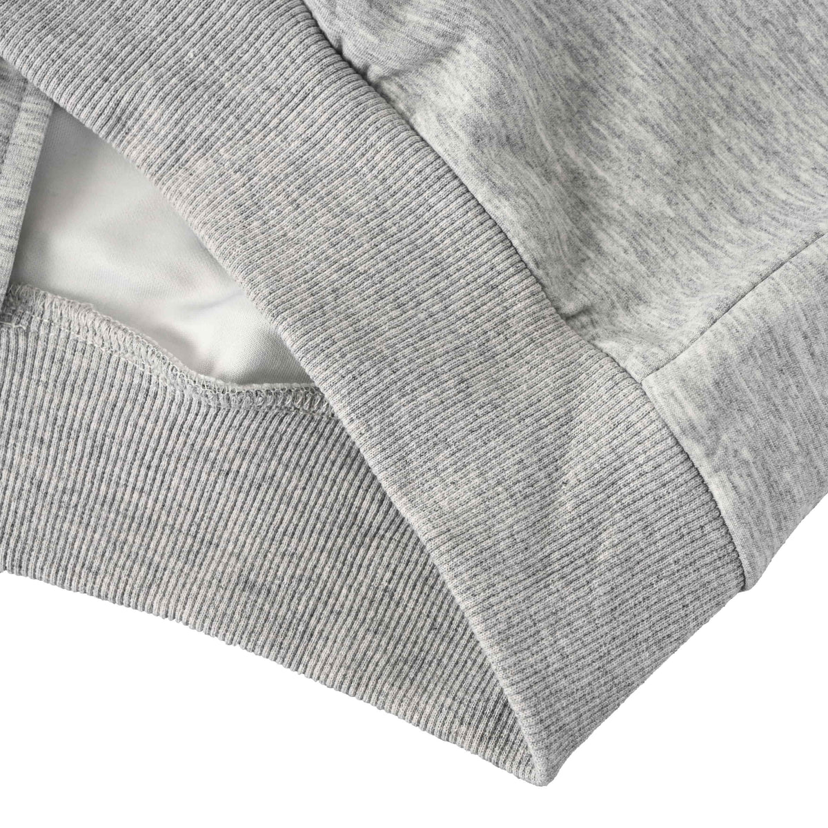 Louis Vuitton Heather Grey Zip-Up Hoodie with Cream Monogram Terry Embroidery, Heavyweight Relaxed-Fit Hooded Jacket for Designer Casual Style
