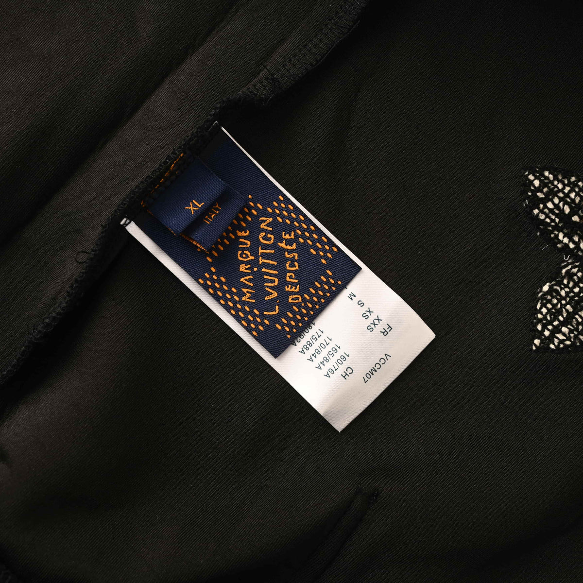 Louis Vuitton Black Tonal Monogram Embroidered Zip-Up Hoodie, Heavyweight Relaxed-Fit Hooded Jacket with Raised Terry Logo Streetwear Detailing