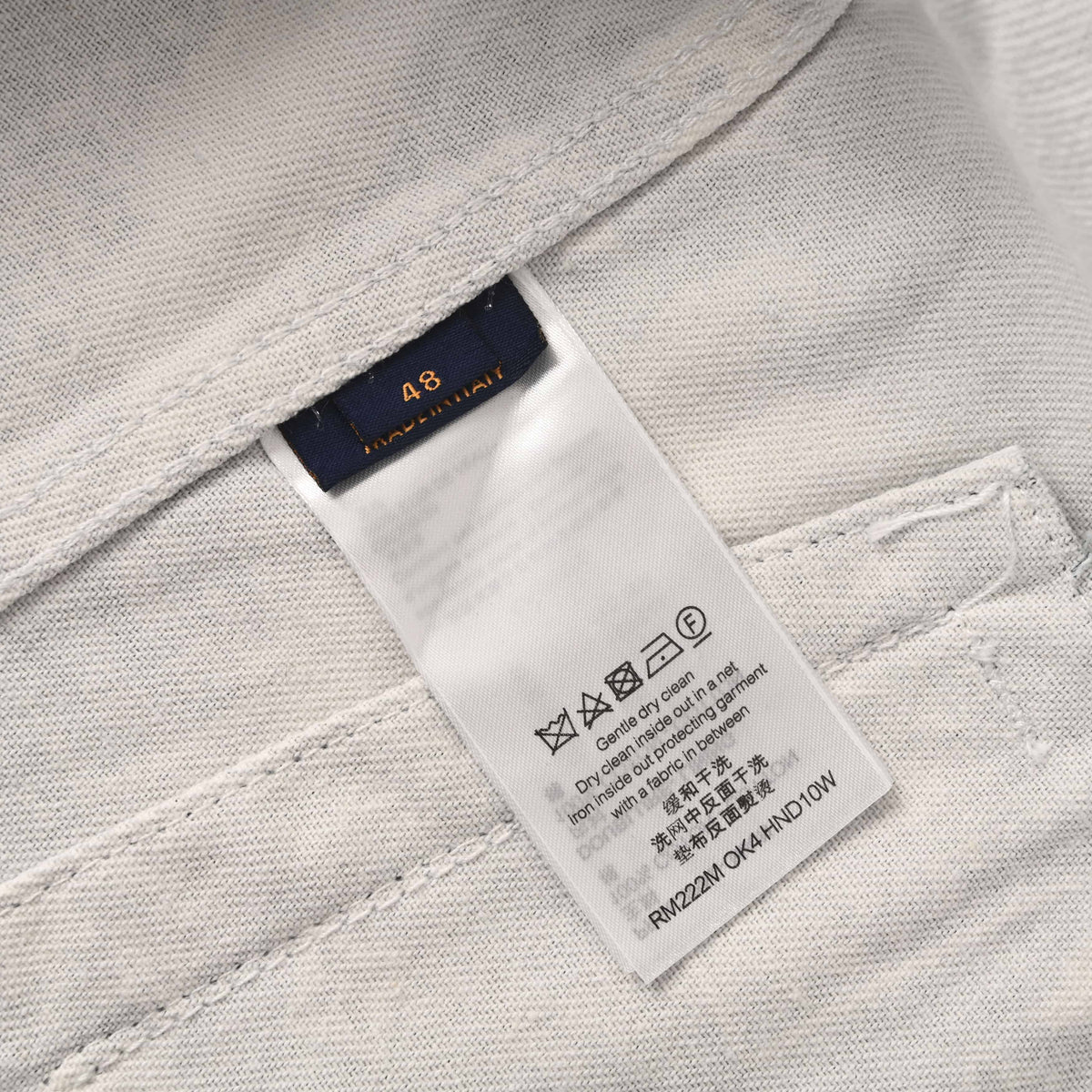 Louis Vuitton Paisley Denim Jacket | Bandana-Inspired Designer Jean Outerwear for Casual Streetwear