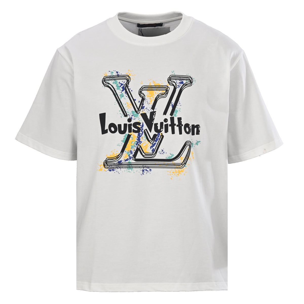 Louis Vuitton Large Graffiti Logo T-Shirt | Designer Urban Streetwear