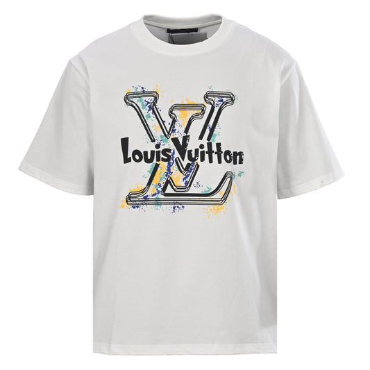 Louis Vuitton Large Graffiti Logo T-Shirt | Designer Urban Streetwear