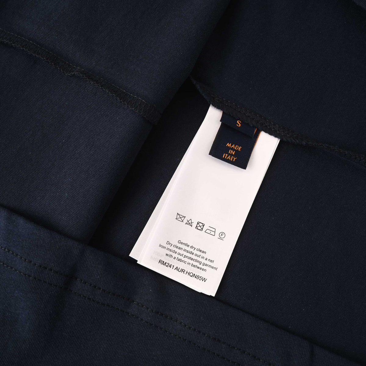Louis Vuitton Denim Lettering T-Shirt | Luxury Casual Short-Sleeve Tee