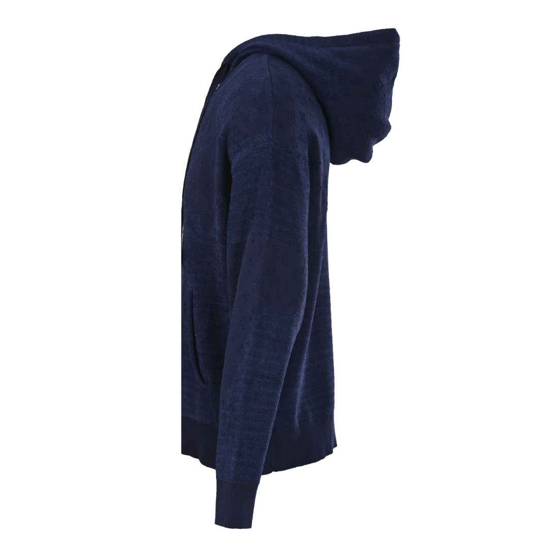 Louis Vuitton Jacquard Panel Knit Hoodie | Luxury Streetwear Layer