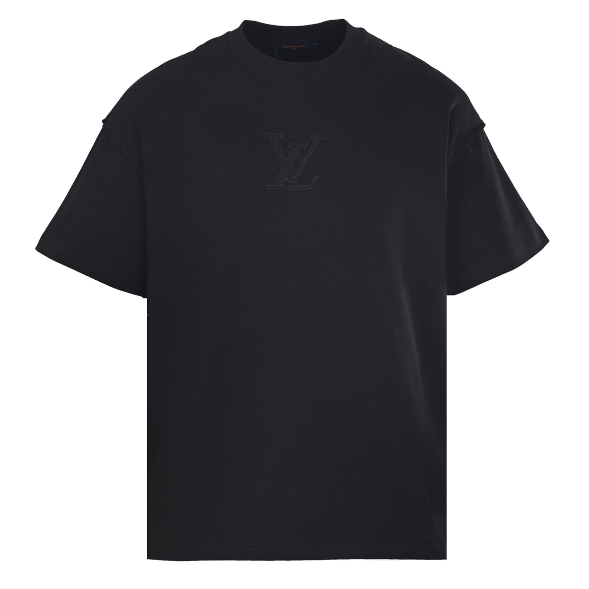 Louis Vuitton Woven-Style Letter Embroidered Tee | Luxury Casual Streetwear