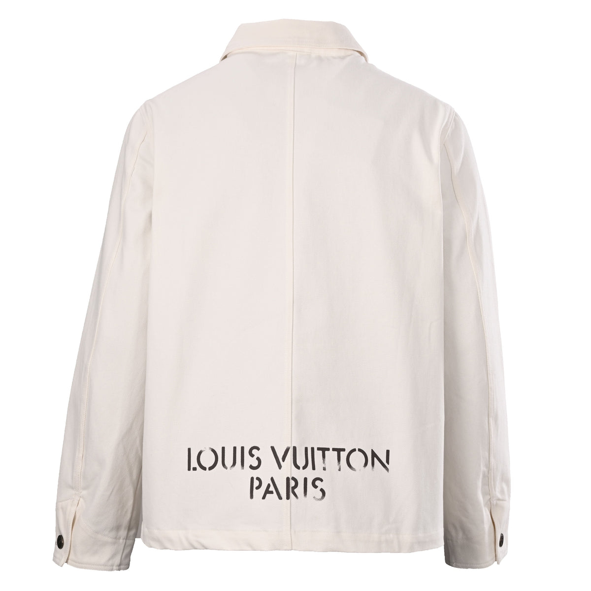 Louis Vuitton EQUIPE Logo Print Workwear Jacket | Three-Pocket Utility Outerwear for Designer Streetwear