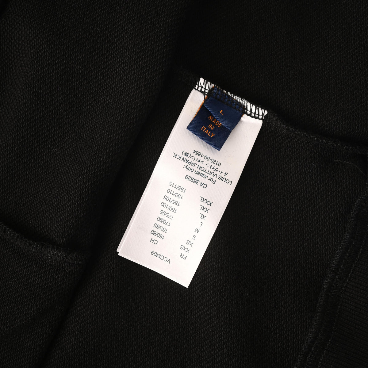Louis Vuitton Black Fishing Boat Embroidered Crewneck Sweatshirt, Scenic Graphic Pullover for Designer Casual Streetwear