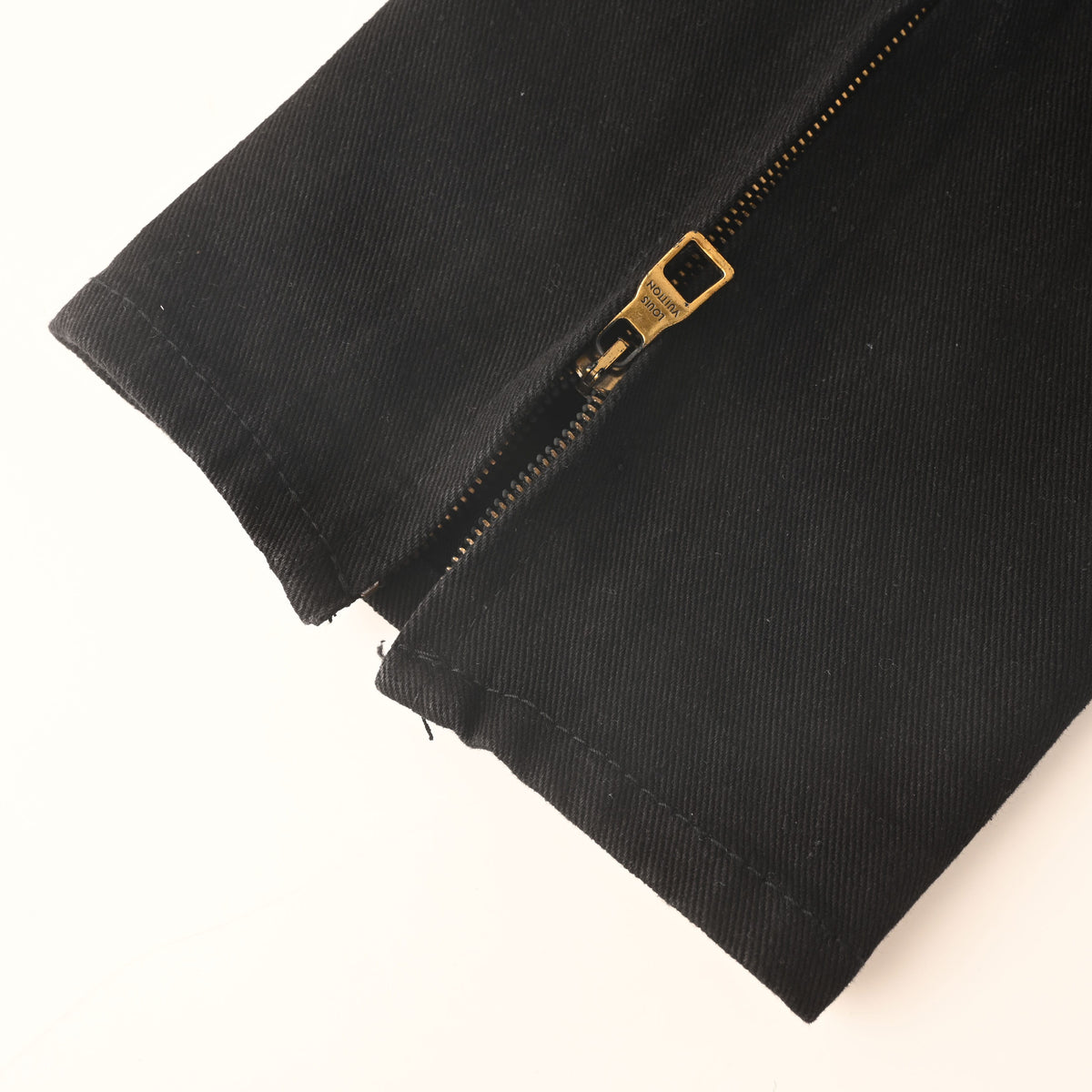 Louis Vuitton Embossed Monogram Cargo Jeans - Full-Length Utility Denim Pants for Designer Workwear Streetwear Styling