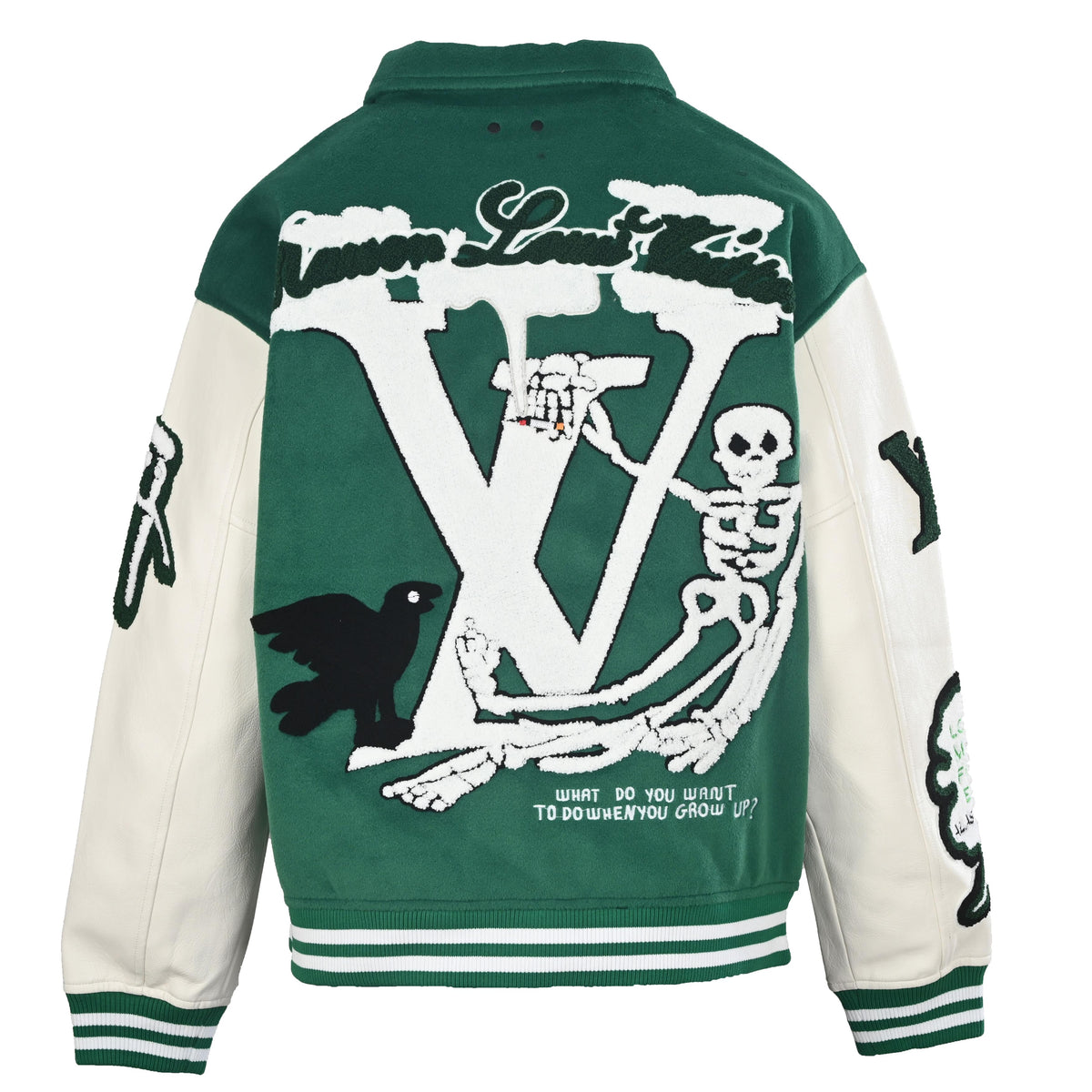 Louis Vuitton Wizard of Oz Baseball Jacket | Designer Varsity-Inspired Outerwear for Statement Casual Streetwear