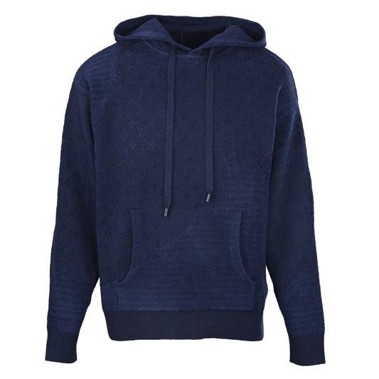 Louis Vuitton Jacquard Panel Knit Hoodie | Luxury Streetwear Layer