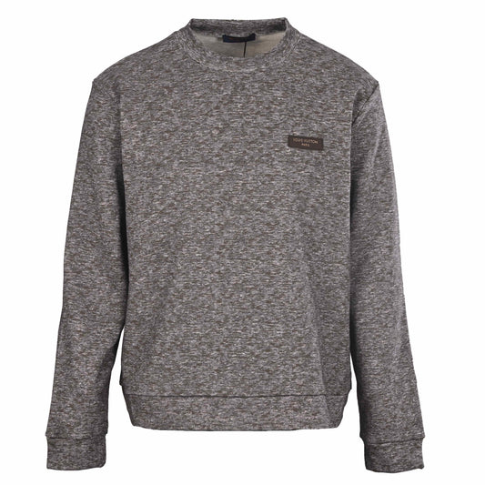 Louis Vuitton Grey All-Over Reflective Print Crewneck Sweatshirt | Designer Urban Streetwear Pullover
