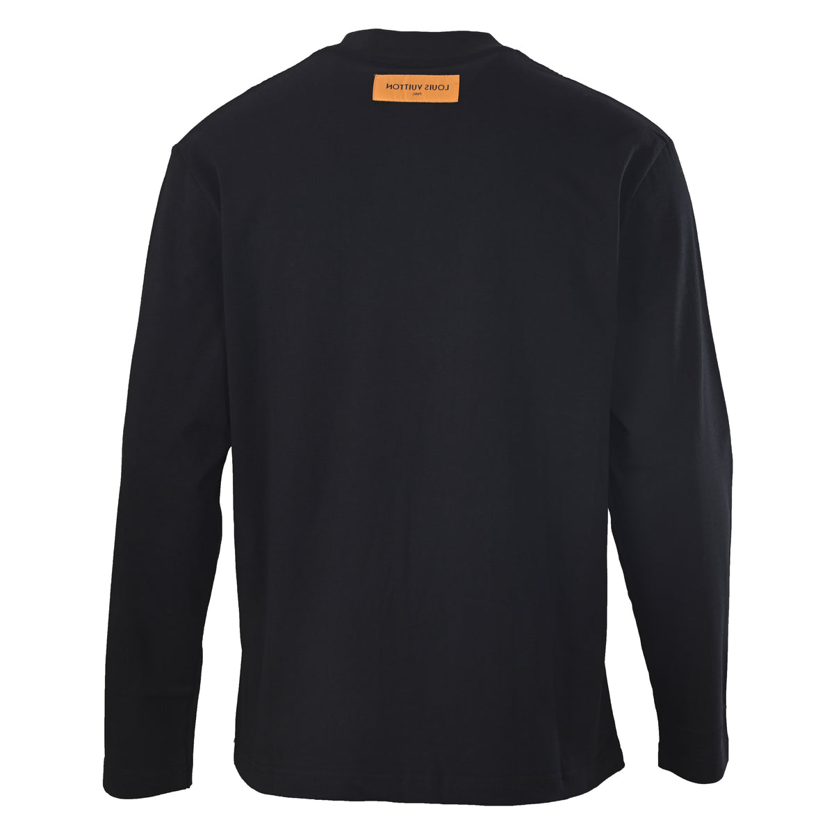 Louis Vuitton Mottled Long-Sleeve T-Shirt with Terry Chest Embroidery | Textured Designer Streetwear Top