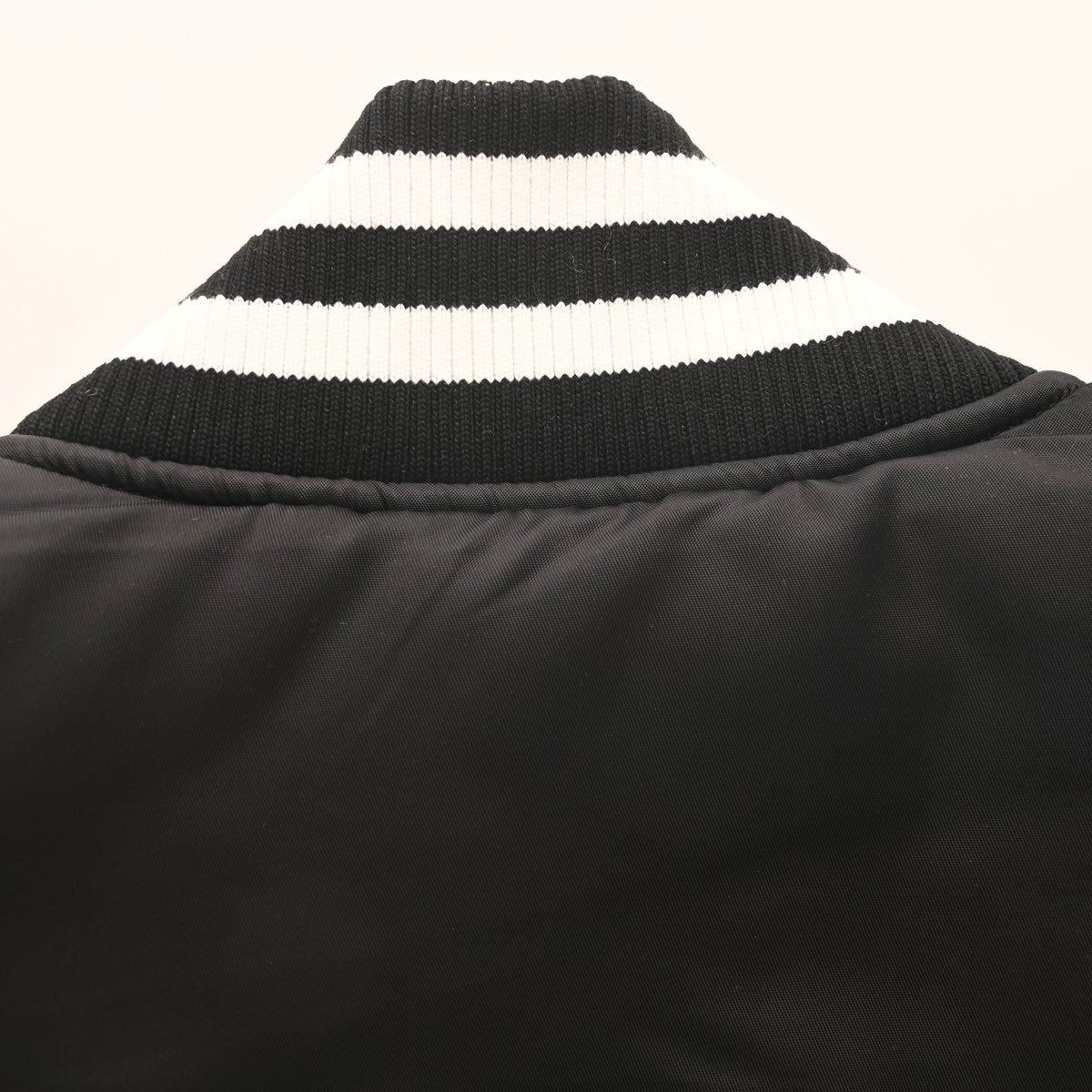 Louis Vuitton Embroidered Nylon Padded Baseball Jacket | Designer Varsity-Inspired Outerwear for Casual Streetwear