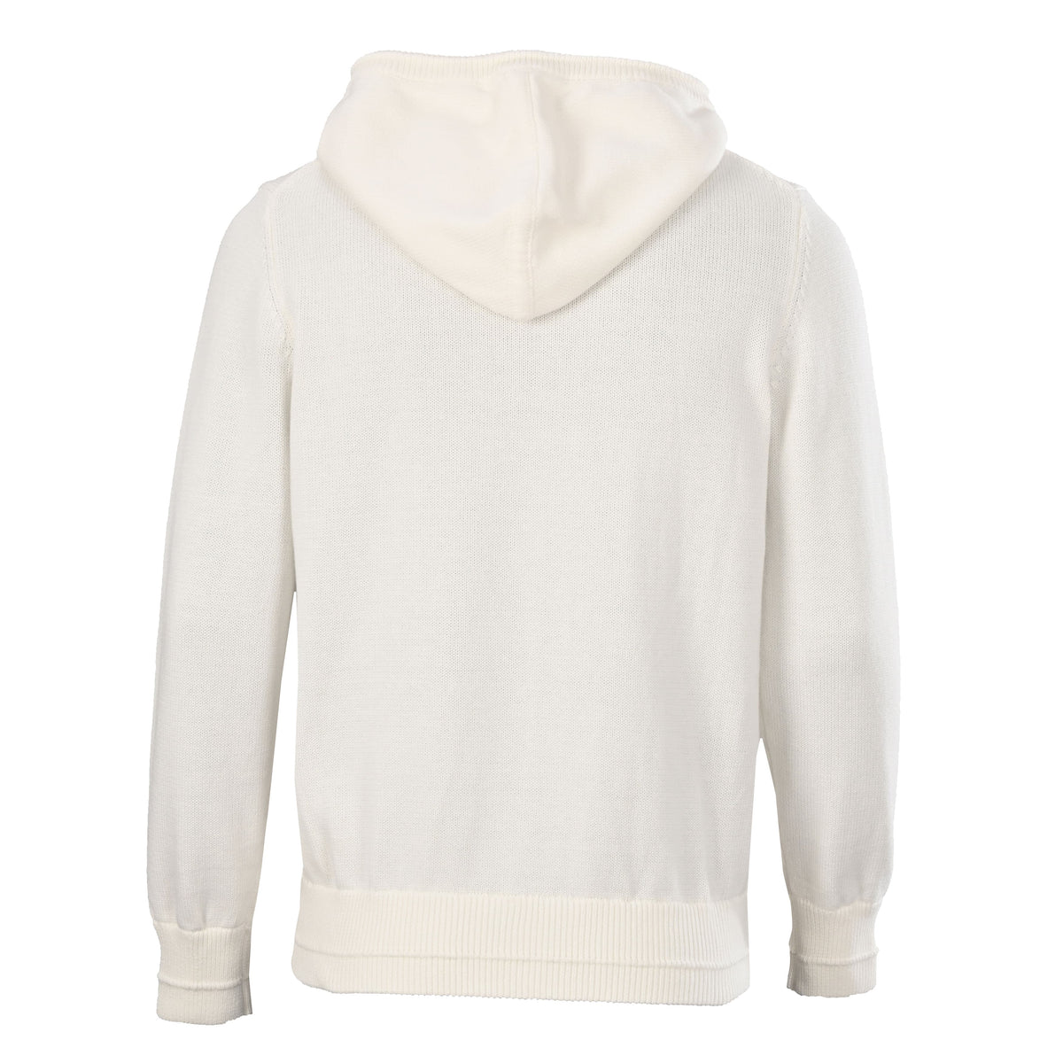 Louis Vuitton Leather Logo Patch Hooded Knit Sweater | Luxury Designer Knitwear & Casual Streetwear