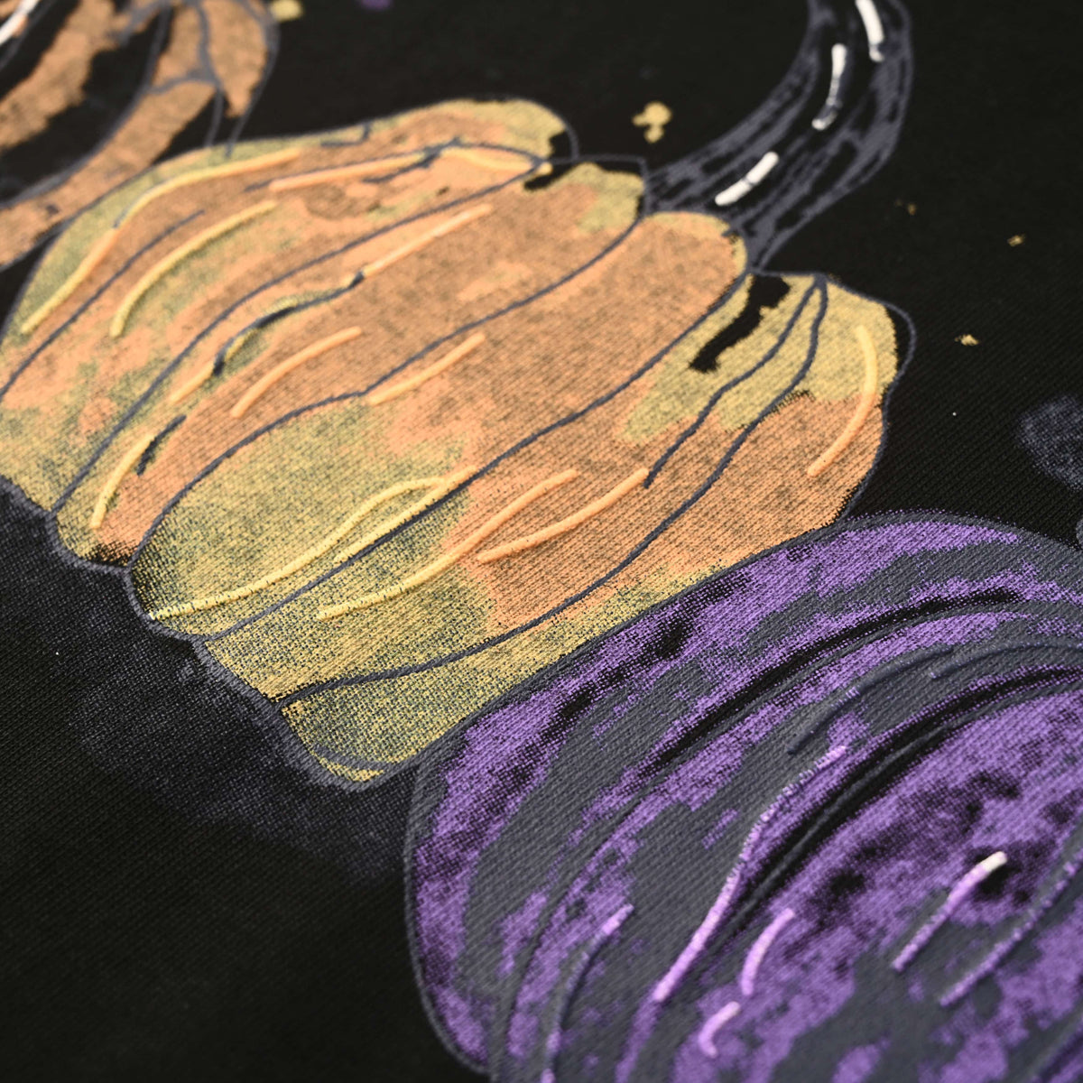 Louis Vuitton Pumpkin Graphic Tee | Graffiti Print Designer Streetwear