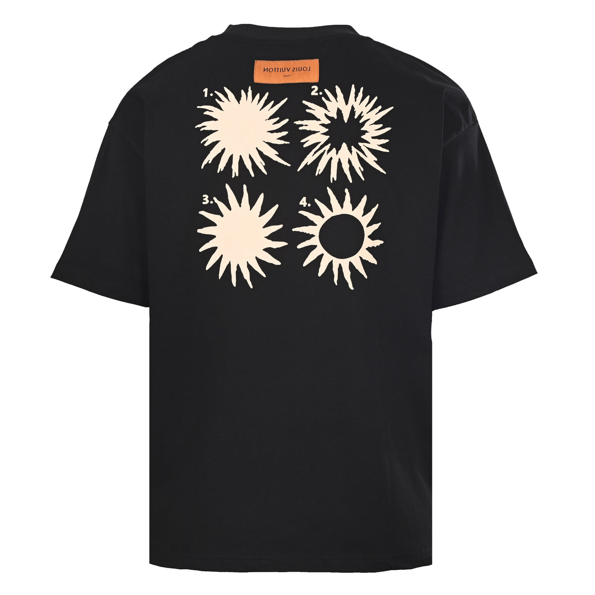Louis Vuitton Sun Back Graphic T-Shirt | Designer Puff Print Streetwear