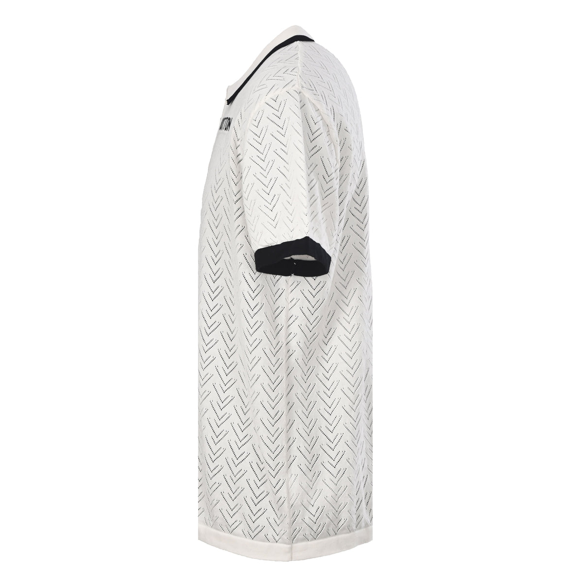 Louis Vuitton Openwork Letter Jacquard Knit Polo | Luxury Resort Wear