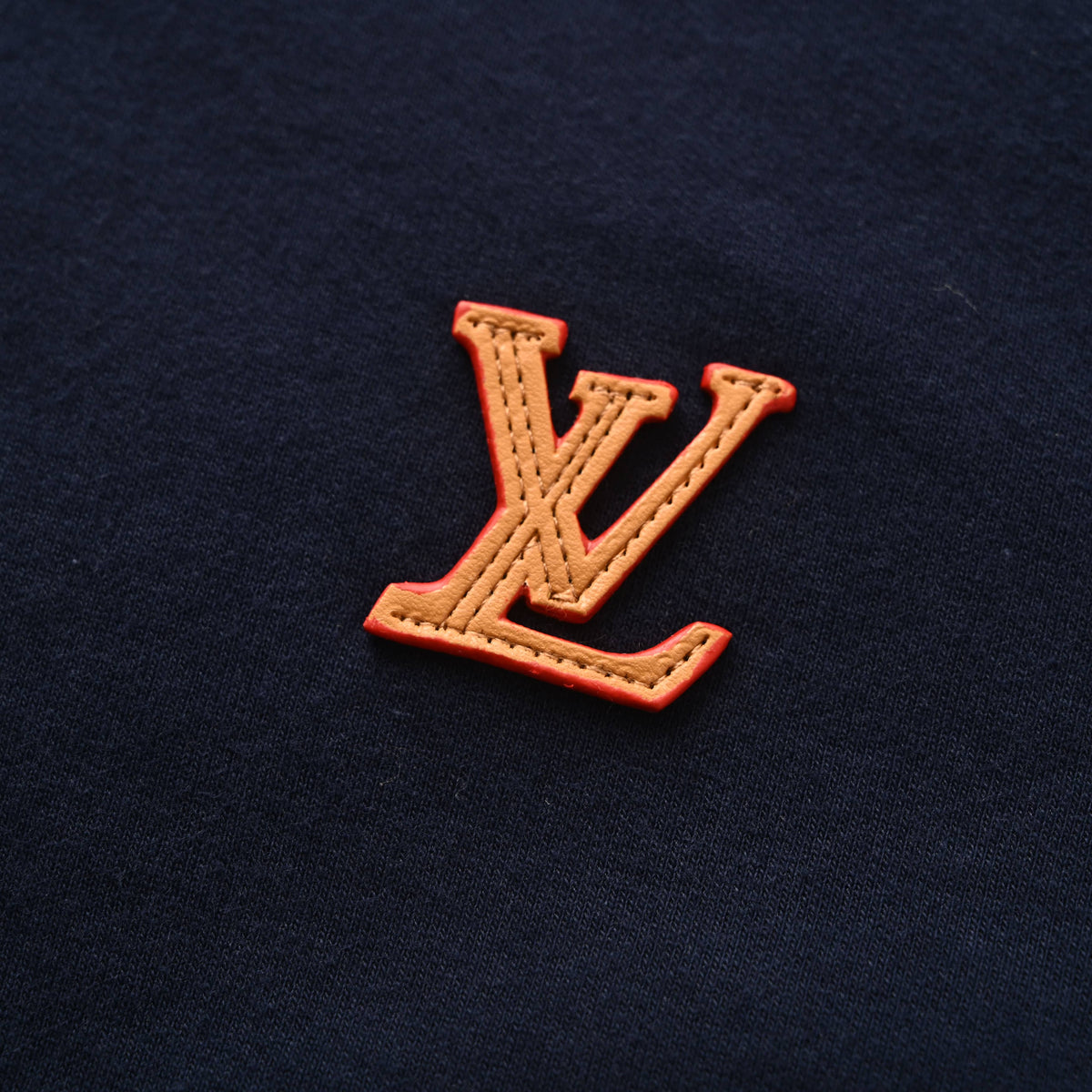 Louis Vuitton Leather Logo Zip-Up Hoodie | Luxury Designer Hooded Sweatshirt for Casual Layering & Streetwear