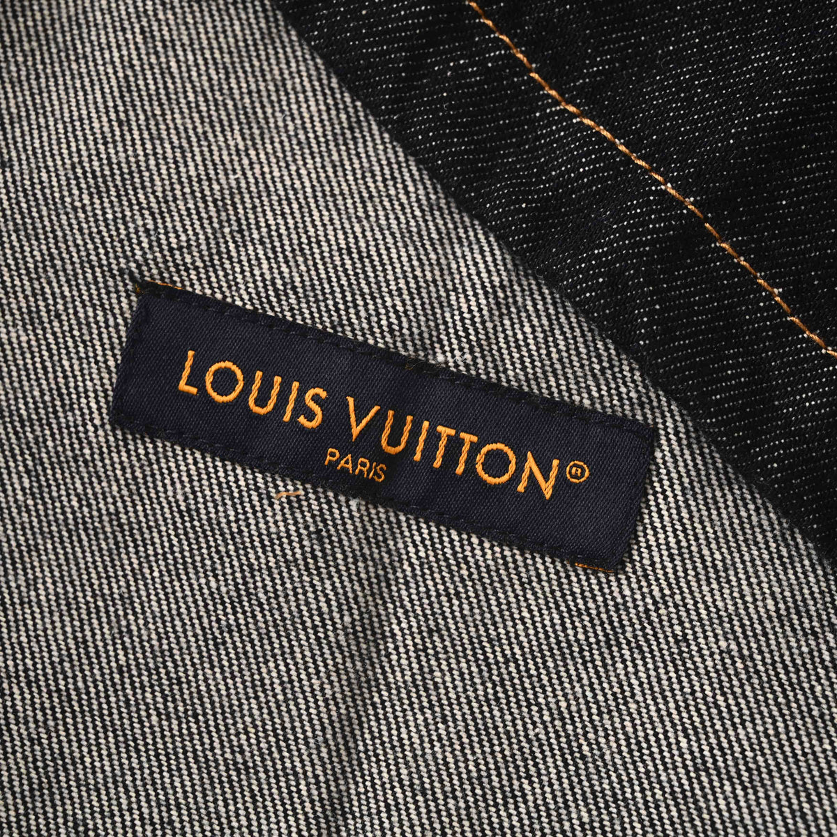 Louis Vuitton Panelled Embroidered Denim Jacket | Statement Designer Jean Outerwear for Casual Streetwear Layering