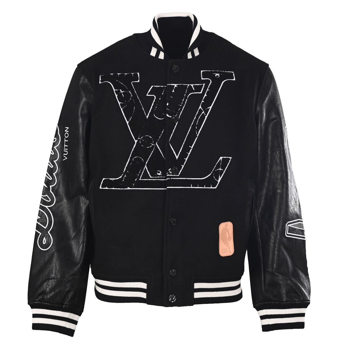 Louis Vuitton x NBA Baseball Jacket | Designer Varsity-Inspired Outerwear for Basketball Streetwear Style