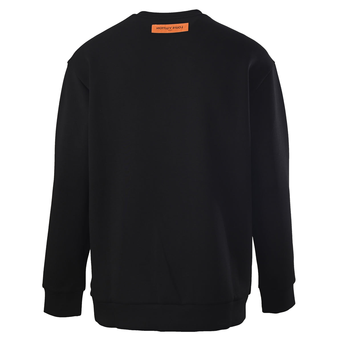 Louis Vuitton Monogram Collar Embroidered Crewneck Sweatshirt | Designer Casual Streetwear