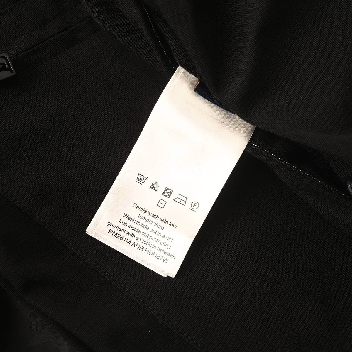 Louis Vuitton Metal Logo Workwear Jacket with Leather Sleeve Panels | Luxury Designer Utility-Inspired Streetwear