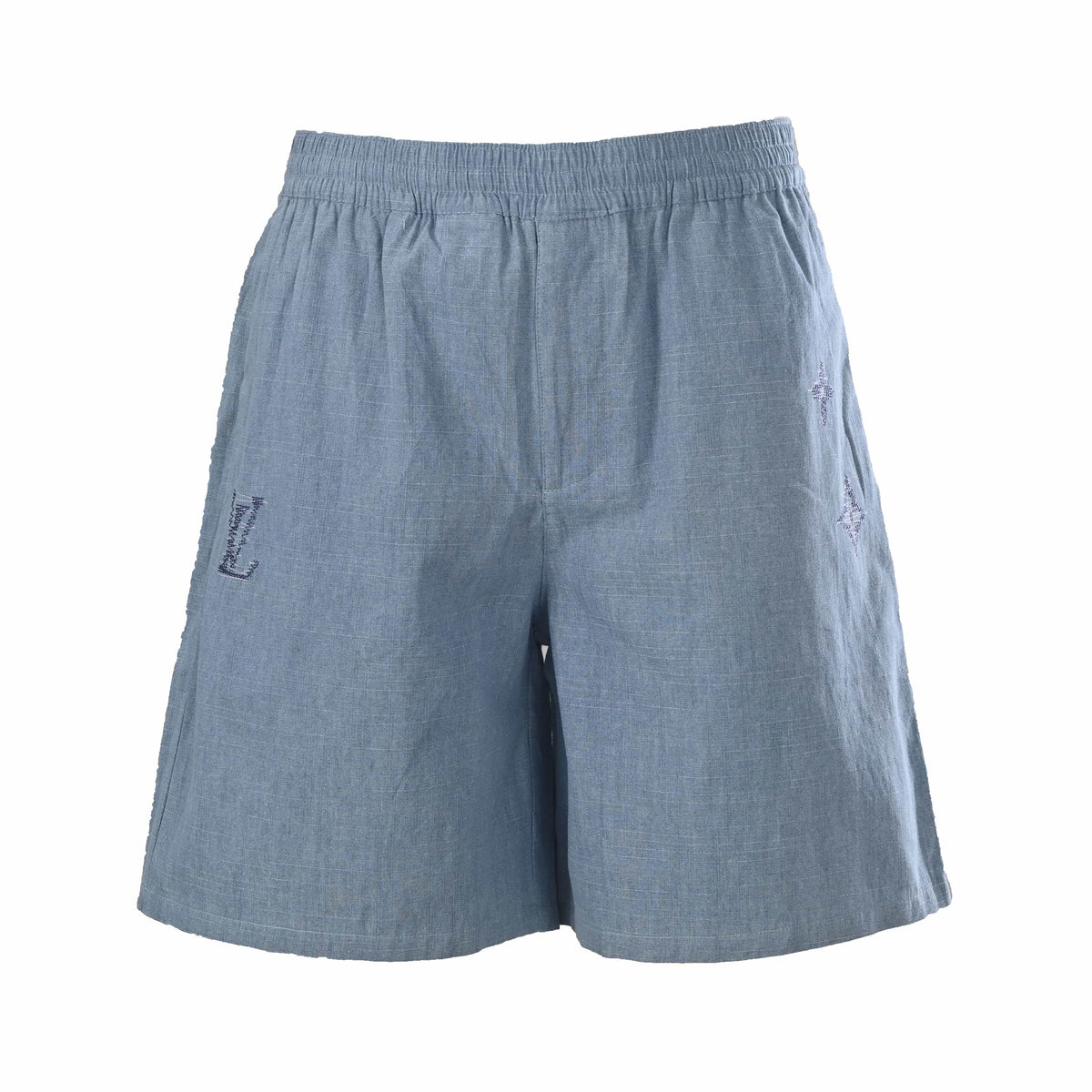 Louis Vuitton Front & Back Embroidered Shorts | Designer Summer Casual