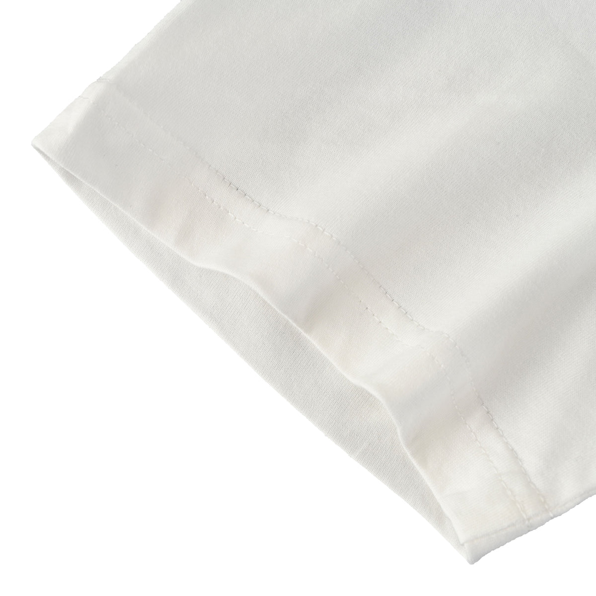 Louis Vuitton White Leather Patch T-Shirt | Minimalist Designer Crew Neck