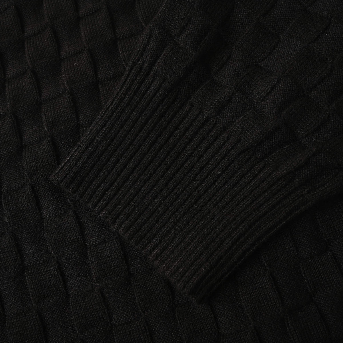 Louis Vuitton Three-Tone Checkerboard Knit Sweater | Wool Crewneck Pullover with Graphic Geometric Style