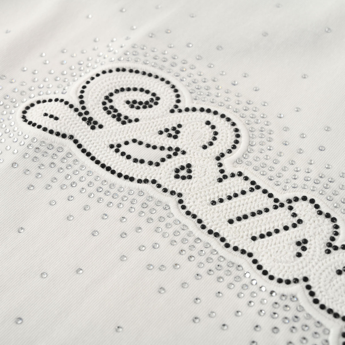Louis Vuitton Rhinestone Script T-Shirt with Terry Embroidery | Luxury Streetwear