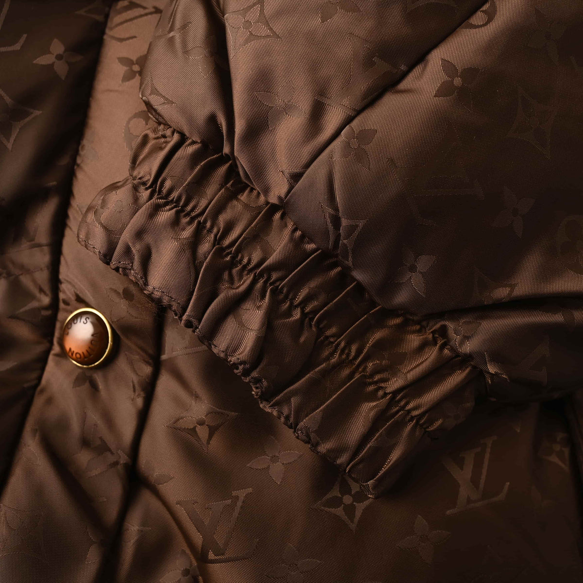 Louis Vuitton All-Over Monogram Padded Jacket | Technical-Inspired Designer Outerwear for Urban Winter Styling
