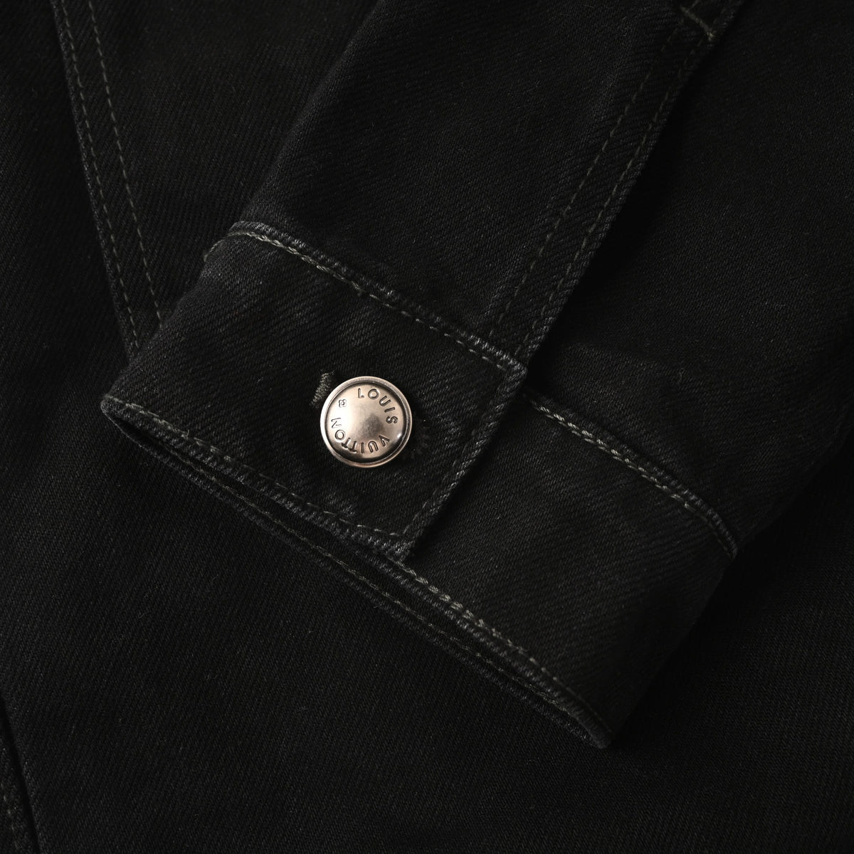Louis Vuitton Washed Distressed Denim Jacket | Luxury Streetwear Outerwear