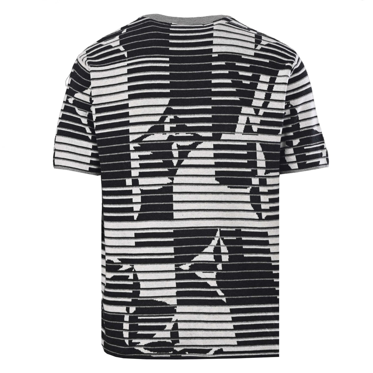 Louis Vuitton Optical Monogram Stripe Knit Tee | Designer Statement Knitwear