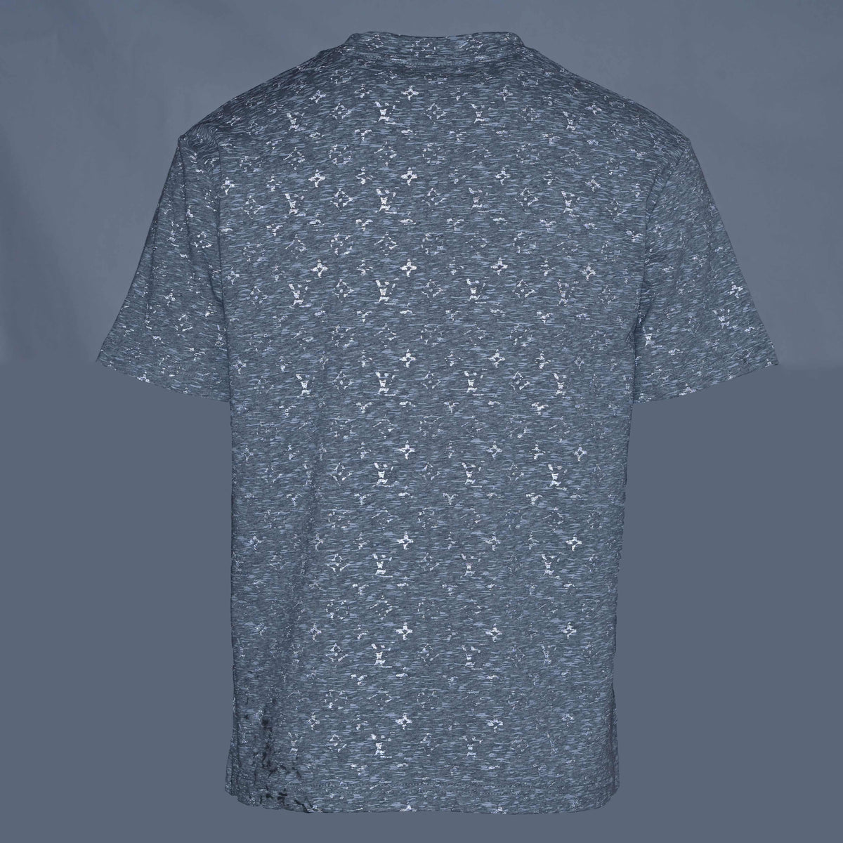 Louis Vuitton Monogram Reflective All-Over Print T-Shirt – Combed Cotton Designer Streetwear